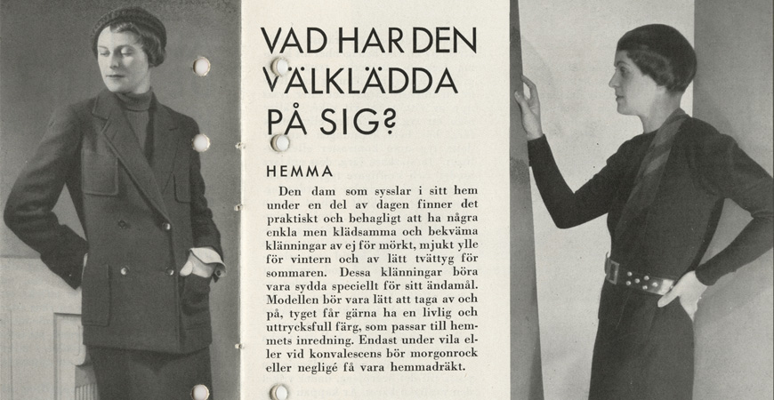 Stilguide ur MEA:s arkiv hos Centrum för Näringslivshistoria