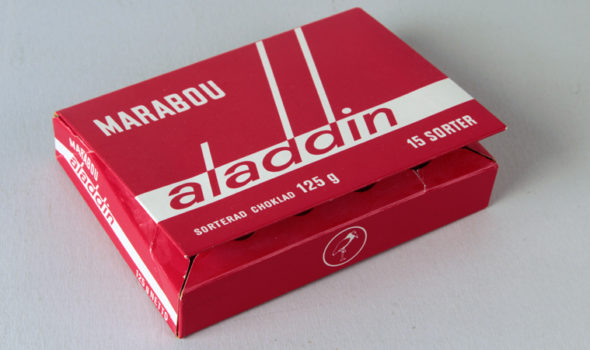 Aladdinask cirka 1960. Ur AB Marabous arkiv hos Centrum för Näringslivshistoria