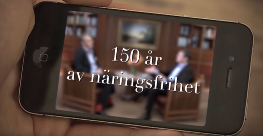 150 år av näringsfrihet. En TV-serie i fyra delar.