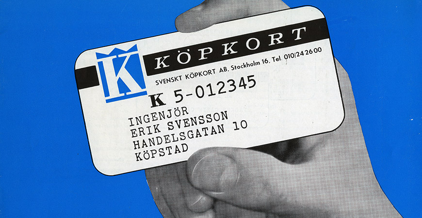 När plastpengarna kom till Sverige