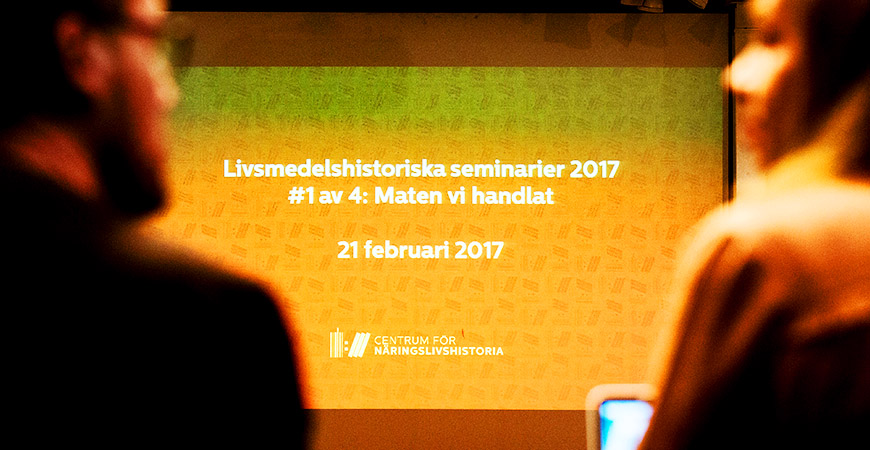 Livsmedelshistoriskt seminarium: 1. Maten vi ätit